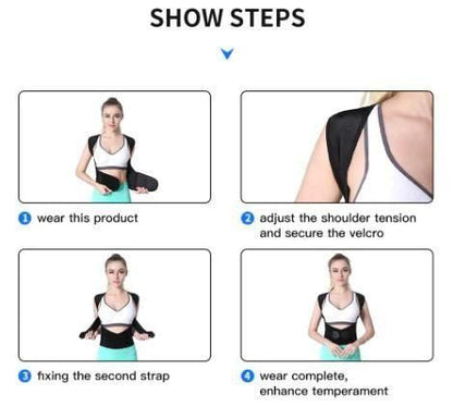 FitPulse Posture™ – SpineAlign Back Support Belt for Men & Women