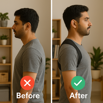 FitPulse Posture™ – SpineAlign Back Support Belt for Men & Women